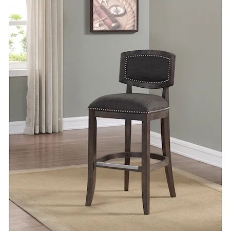 Transitional Bar Stool